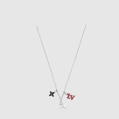루이비통 남성 아이콘 목걸이 M00914 【매장-80만원대】 - Louis vuitton Mens White Gold Necklace - acc266x