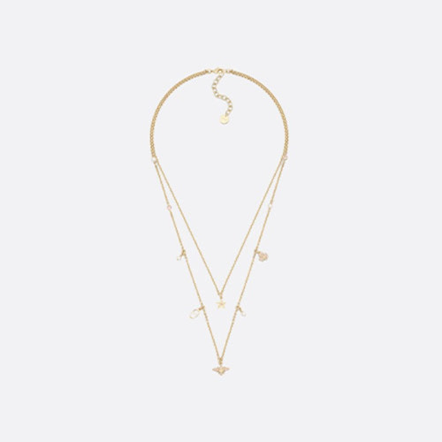 디올 여성 Lucky 골드 메탈 목걸이 【매장-140만원대】 - Dior Yellow Gold Necklace - acc286x