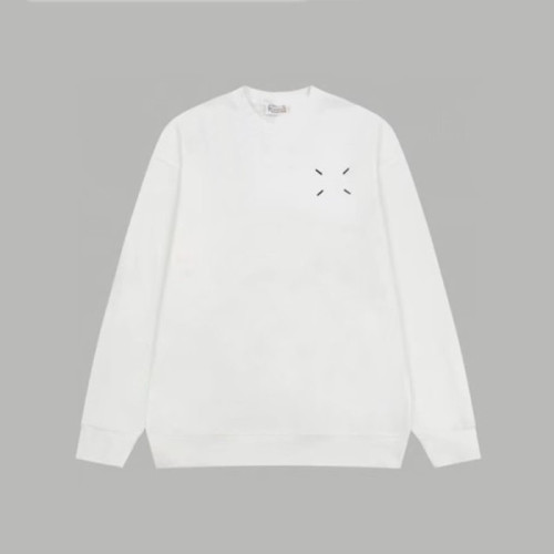 메종 마르지엘라 남성 화이트 맨투맨 - Maison Margiela Mens White Tshirts - mai218x