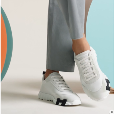 에르메스 남/녀 바운싱 스니커즈 【매장-220만원대】 - Hermes Unisex Gray Sneakers - he328x