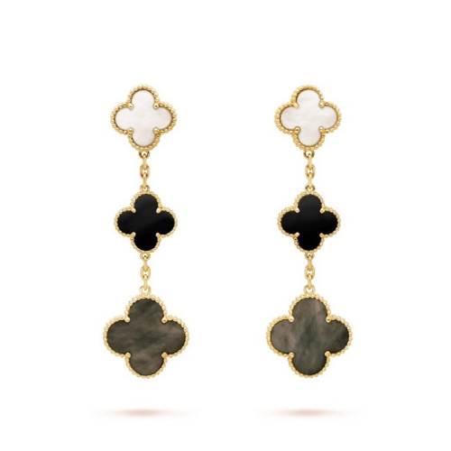 반클리프 아펠 여성 옐로우 골드 이어링 - Van Cleef & Arpels Womens Gold Earings - acc362x