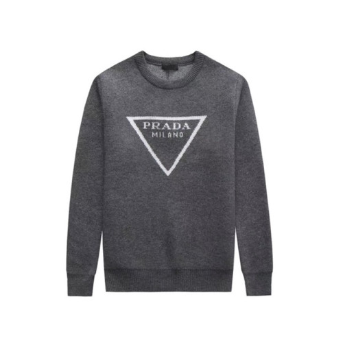 프라다 남성 크루넥 그레이 니트 - Prada Mens Gray Knits - pr790x