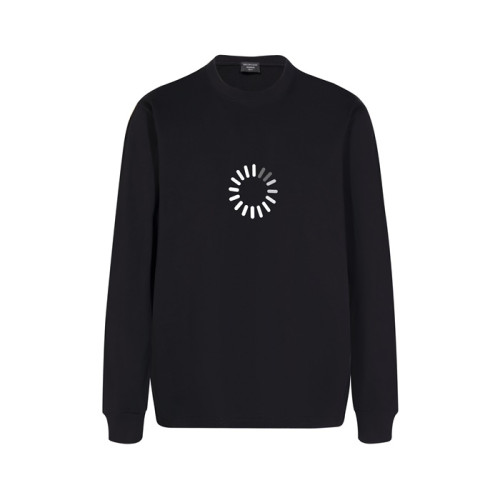 발렌시아가 남성 블랙 맨투맨 - Balenciaga Mens Black Tshirts - ba816x