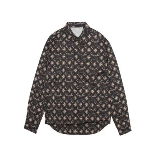 루이비통 남성 블랙 셔츠 - Louis vuitton Mens Black  Shirts - lv2031x