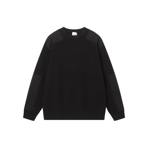 버버리 남성 크루넥 스웨터 - Burberry Mens Black Sweater - bu349x