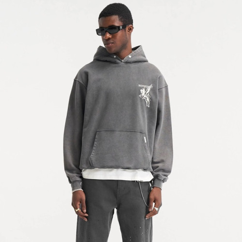 루이비통 남성 그레이 후디 - Louis vuitton Mens Gray Hoodie - lv2036x
