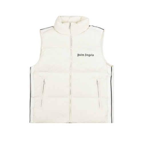 팜 엔젤스 남성 다운 베스트 - Palm Angels Mens White Down Vest - pam413x