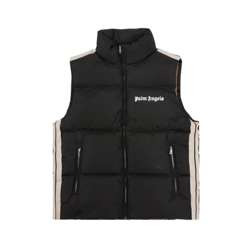 팜 엔젤스 남성 다운 베스트 - Palm Angels Mens Black Down Vest - pam414x