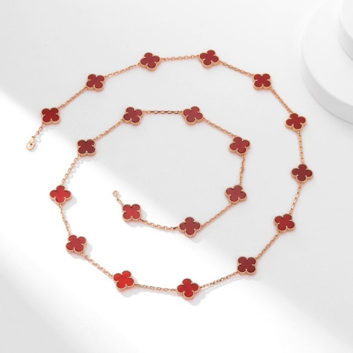 반클리프 아펠 여성 레드 목걸이 - Van Cleef & Arpels Womens Red Necklace - acc374x