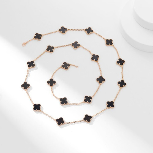 반클리프 아펠 여성 블랙 목걸이 - Van Cleef & Arpels Womens Black Necklace - acc375x