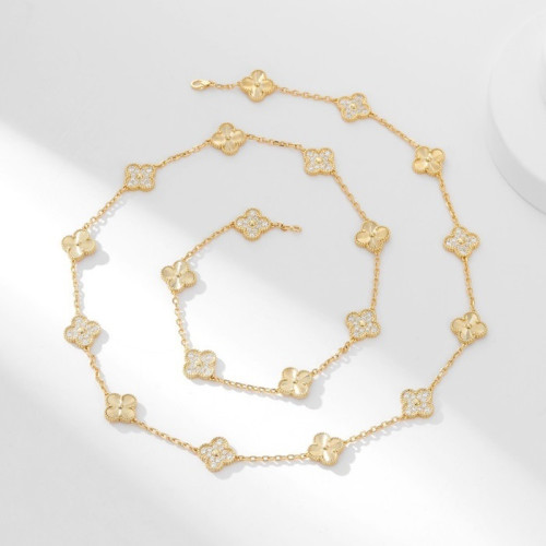반클리프 아펠 여성 옐로우 골드 목걸이 - Van Cleef & Arpels Womens Gold Necklace - acc379x