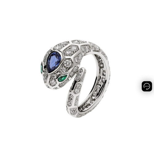 불가리 여성 화이트 골드 반지 - Bvlgari Womens White Gold Ring - acc412x