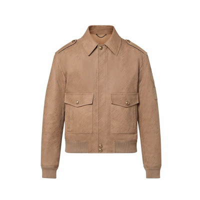 루이비통 남성 가죽 자켓 - Louis vuitton Mens Black Jacket - lv2058x