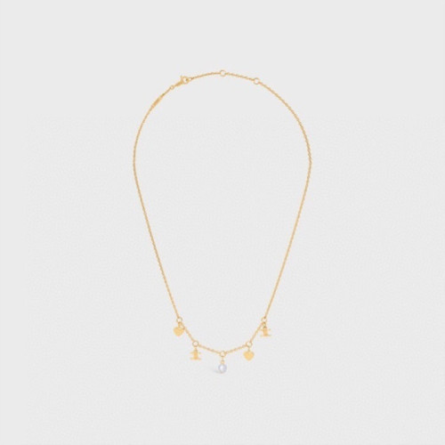 셀린느 여성 골드 목걸이 - Celine Womens Gold Necklace - acc487x