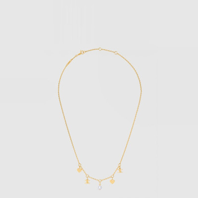 셀린느 여성 하트 참 목걸이 - Celine Womens Heart Charm Necklace - acc487x