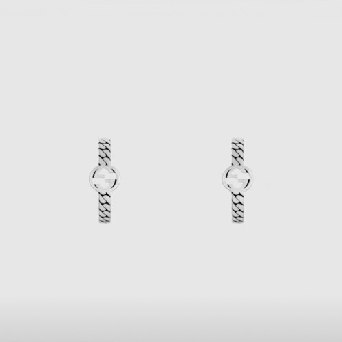 구찌 여성 화이트 골드 이어링 - Gucci Womens White Gold Earring - acc559x