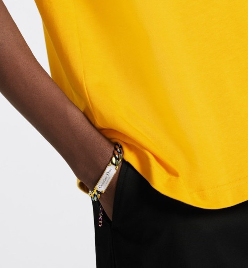 디올 남성 화이트 골드 팔찌 - Dior Mens White Gold Bangle - acc594x