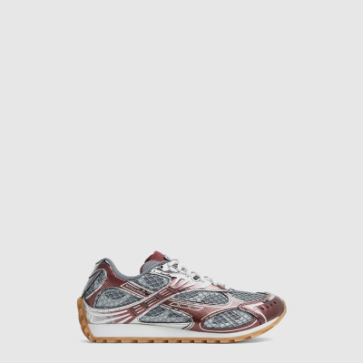 보테가베네타 남/녀 오르빗 스니커즈 - Bottega Veneta Unisex Burgundy Sneakers - bv267x