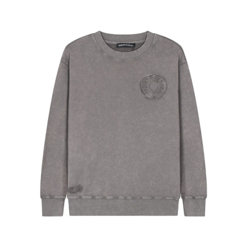 크롬하츠 남성 그레이 맨투맨 - Chrome Hearts Mens Gray Tshirts - ch215x