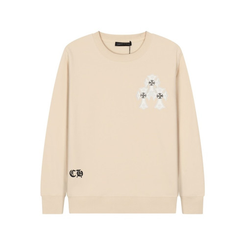 크롬하츠 남성 아이보리 맨투맨 - Chrome Hearts Mens Ivory Tshirts - ch216x
