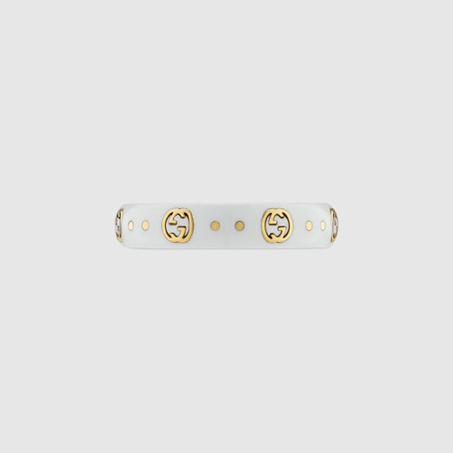 구찌 여성 화이트 반지 - Gucci Womens White Ring - acc712x