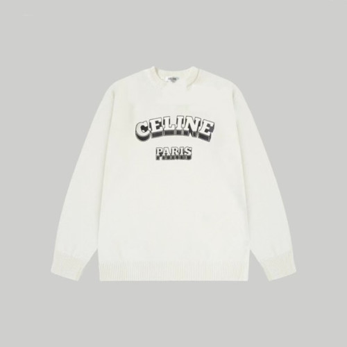 셀린느 남성 크루넥 화이트 니트 - Celine Mens White Knits - ce285x
