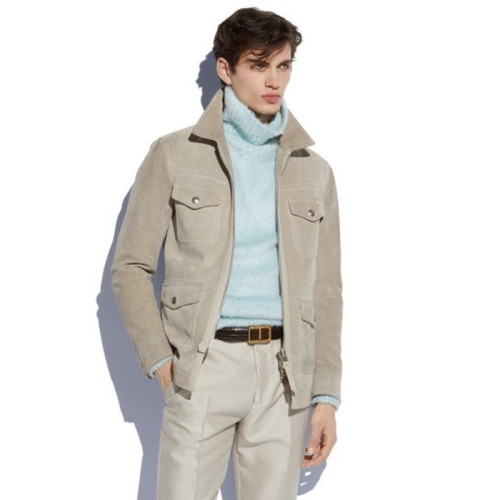 톰포드 남성 캐쥬얼 그레이 자켓 - Tom Ford Mens Gray Jackets - fa04x