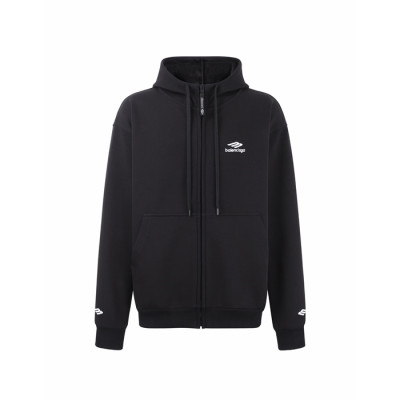 발렌시아가 남성 집업 후드티 - Balenciaga Mens Zip Up Hooded - fa09x