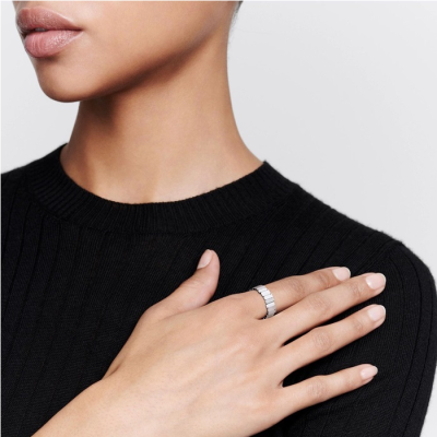 디올 여성 화이트골드 반지 - Dior Unisex WhiteGold Rings - acc884x