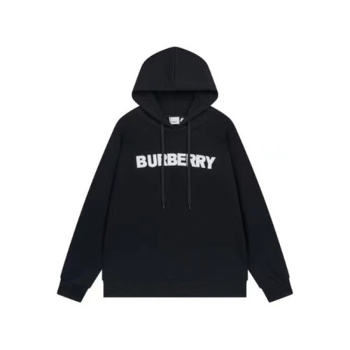 버버리 남성 블랙 후드티 - Burberry Mens Black Hoodie - bu365x
