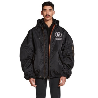 발렌시아가 남성 블랙 다운 자켓 - Balenciaga Mens Black Jackets - cl64x