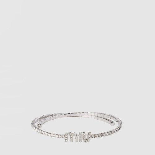 미우미우 여성 크리스탈 초커 네크리스 - Miumiu Womens Crystal Choker Necklace - acc1260x