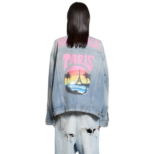 발렌시아가 여성 블루 자켓 - Balenciaga Womens Blue Jackets - bac06x