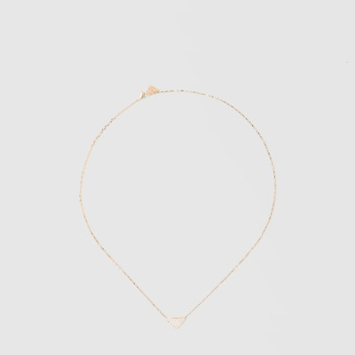 프라다 여성 골드 미니 트라이앵글 - Prada Womens Gold Mini Triangle Necklace - acc1519x