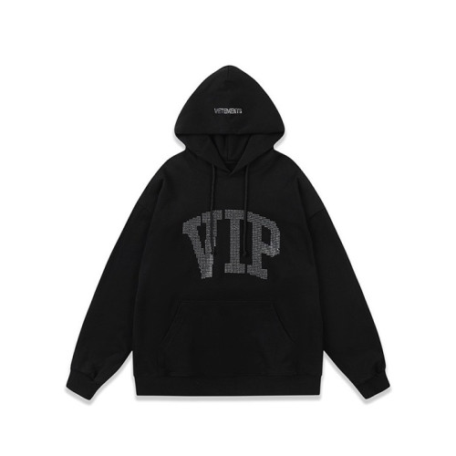 베트멍 남성 블랙 후드티 - Vetements Mens Black Hoodie - vec68x