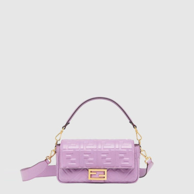 펜디 여성 퍼플 바게트 백 - Fendi Womens Baguette Bag - feb176x