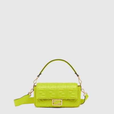 펜디 여성 그린 바게트 백 - Fendi Womens Baguette Bag - feb177x