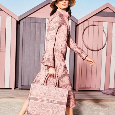디올 여성 핑크 북토트 - Dior Womens Pink Book Tote - dib524x