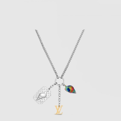 루이비통 남/녀 LV 쉘 네크리스 - Louis vuitton Unisex LV Shell Necklace - acc1634x