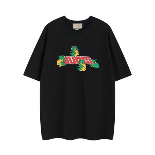 구찌 남성 블랙 반팔티 - Gucci Mens Black Short sleeved Tshirts - guc186x