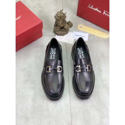 페라가모 남성 블랙 로퍼 - Ferragamo  Mens Black Loafer - frs82x