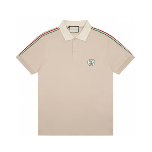 구찌 남성 베이지 폴로 반팔티 - Gucci Mens Polo Short sleeved Tshirts - guc222x