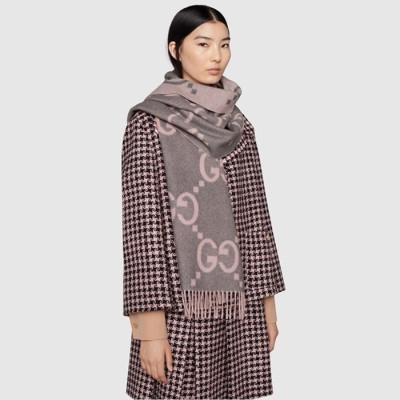 구찌 여성 핑크 머플러 - Gucci Womens Pink Muffler - acc1761x