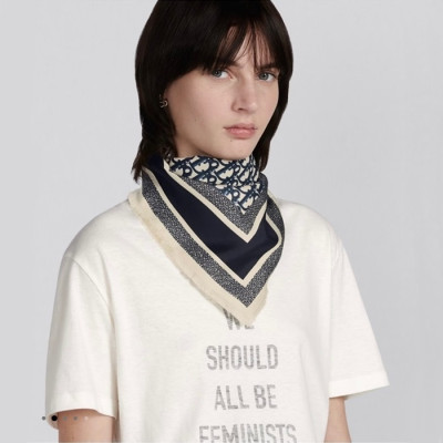 디올 여성 네이비 스카프 - Dior Womens Navy Scarf - acc1777x