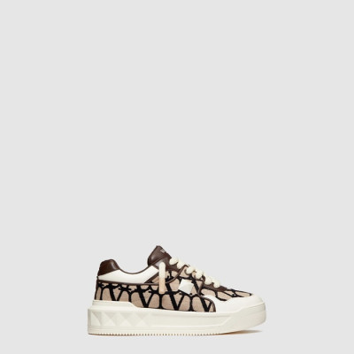 발렌티노 남성 네트 러너 브라운 스니커즈 - Valentino Mens Brown Sneakers - vas111x