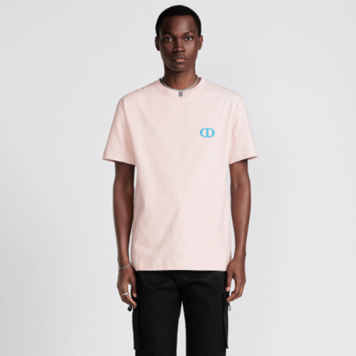 디올 남성 핑크 반팔티 - Dior Mens Pink Tshirts - dic291x