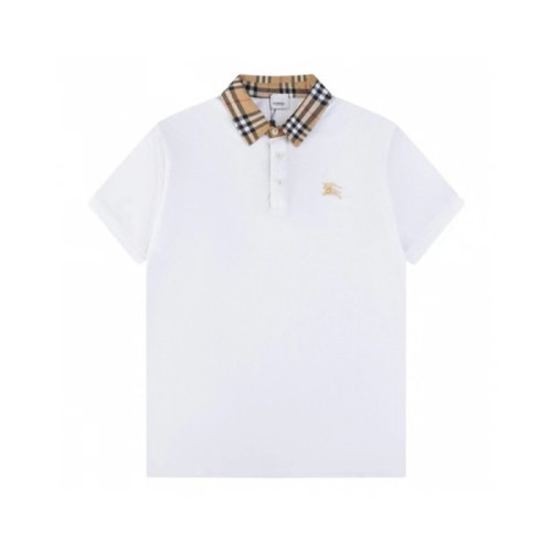 버버리 남성 화이트 폴로 반팔티 - Burberry Mens White Tshirts - buc296x