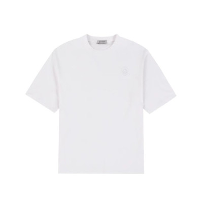 몽클레어 남성 화이트 반팔티 - Moncler Mens White Tshirts - moc183x