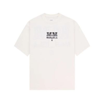메종 마르지엘라 남/녀 화이트 티셔츠 - Maison Margiela Unisex Tshirts - mac316x