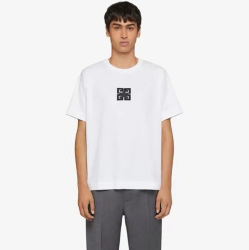 지방시 남성 화이트 반팔티 - Givenchy Mens White Tshirts - gic297x
